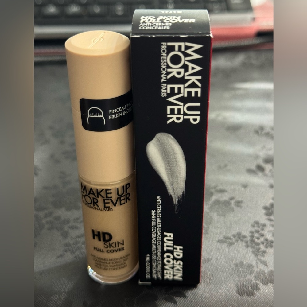Makeup For Ever  HD Skin Full Cover 36HR Wear Multi-Use Concealer Shade 1N10